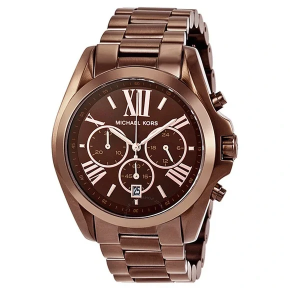 Michael Kors Bradshaw Chronograph Espresso Dial Watch MK5628 Relógio Michael Kors MK5628 Original - YouTube main image 3